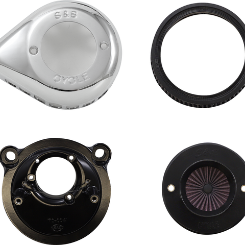 S&S CYCLE Air Stinger Stealth Air Cleaner Kit - Black 170-0725A - Team Dream Rides