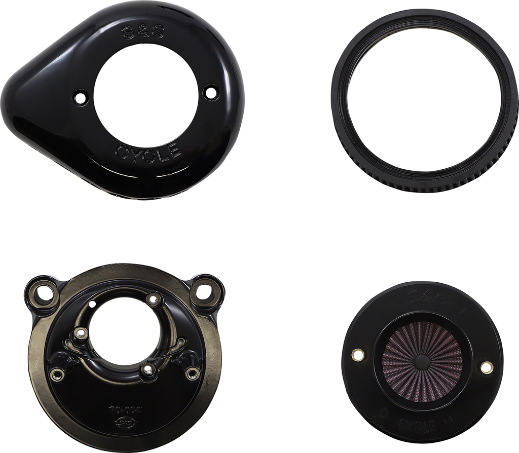 S&S CYCLE Air Stinger Stealth Air Cleaner Kit - Black 170-0726A - Team Dream Rides