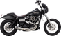 VANCE & HINES 2-into-1 Upsweep Exhaust System - Brushed - Stainless Steel 27325 - Team Dream Rides