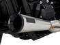 VANCE & HINES 2-into-1 Upsweep Exhaust System - Brushed - Stainless Steel 27323 - Team Dream Rides