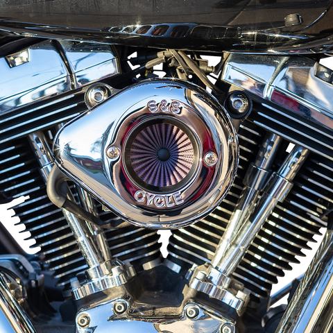 S&S CYCLE Air Stinger Stealth Air Cleaner Kit - Chrome 170-0719A - Team Dream Rides