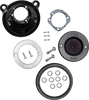 S&S CYCLE Air Stinger Stealth Air Cleaner Kit - Black Chrome Ring 170-0724A - Team Dream Rides