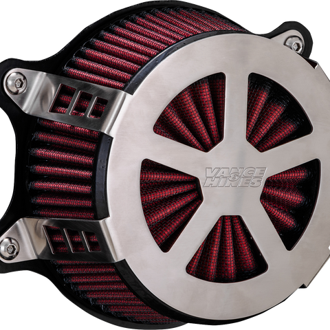 VANCE & HINES VO2 Radiant V Air Intake - Brushed 71468 - Team Dream Rides