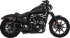 VANCE & HINES 2-into-2 Mini Grenades Exhaust System - Black 46374 - Team Dream Rides