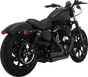 VANCE & HINES 2-into-2 Mini Grenades Exhaust System - Black 46374 - Team Dream Rides