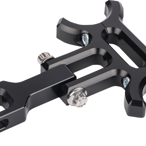 THRASHIN SUPPLY CO. Holeshot riser gauge relocation mounting bracket - Black TSC-2215 - Team Dream Rides