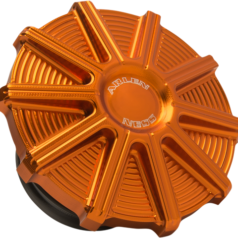 ARLEN NESS Gas Cap - Orange - 10 Gauge Vented Gas Cap - Team Dream Rides