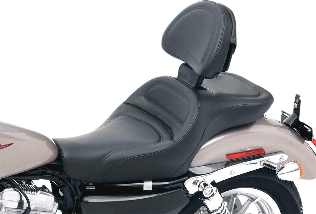 SADDLEMEN Explorer Seat - Backrest - XLC '04+ Explorer 2-Up Seat - Team Dream Rides