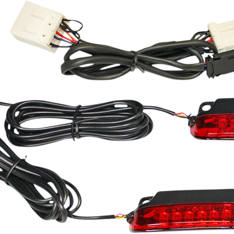 CUSTOM DYNAMICS Luggage Rack Light Bar - Red Luggage Rack LED Light Bar - Team Dream Rides