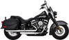 VANCE & HINES 3" Twin Slash Slip-On Muffler - Chrome 16379 - Team Dream Rides