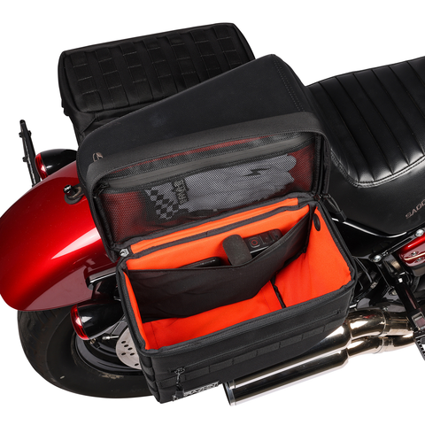 THRASHIN SUPPLY CO. Escape Saddlebags - Black TSB-0007 - Team Dream Rides