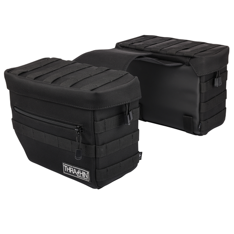 THRASHIN SUPPLY CO. Essential Saddlebags - Black TSB-0006 - Team Dream Rides