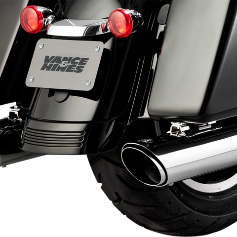 VANCE & HINES Twin Slash Muffler - Chrome - FL Twin Slash Slip-On Muffler - Team Dream Rides