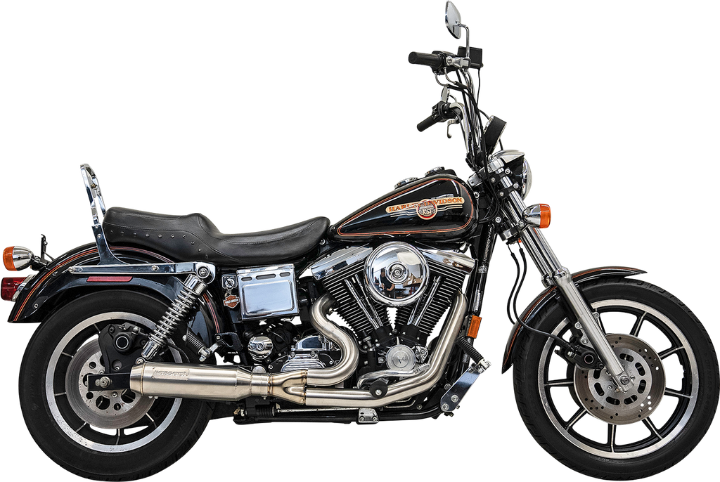 BASSANI XHAUST 2-into-1 Ripper Exhaust System with Super Bike Muffler - Stainless Steel 1D8SS - Team Dream Rides