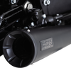 VANCE & HINES Upsweep 2-into-1 Exhaust System - Stainless Steel - Black 47627 - Team Dream Rides
