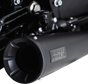 VANCE & HINES Upsweep 2-into-1 Exhaust System - Stainless Steel - Black 47627 - Team Dream Rides