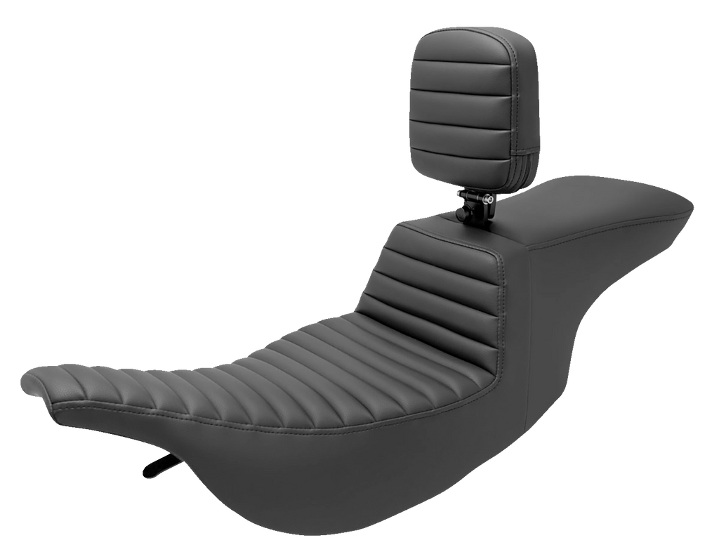 SADDLEMEN Tour Step-Up Seat - Rider Backrest - Tuck-n-Roll - FL '97-'07 897-07-191BR - Team Dream Rides