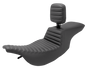 SADDLEMEN Tour Step-Up Seat - Rider Backrest - Tuck-n-Roll - FL '97-'07 897-07-191BR - Team Dream Rides