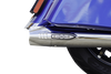 S&S CYCLE 4" Broadhead Slip-On Mufflers - Fishtail - Chrome 550-1077 - Team Dream Rides