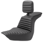 SADDLEMEN Tour Step-Up Seat - Rider Backrest - Tuck-n-Roll - FLSB/FXLR '18-'23 818-29-191BR - Team Dream Rides