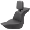 SADDLEMEN Tour Step-Up Seat - Rider Backrest - Plain - FLSB/FXLR '18-'23 818-29-194BR - Team Dream Rides