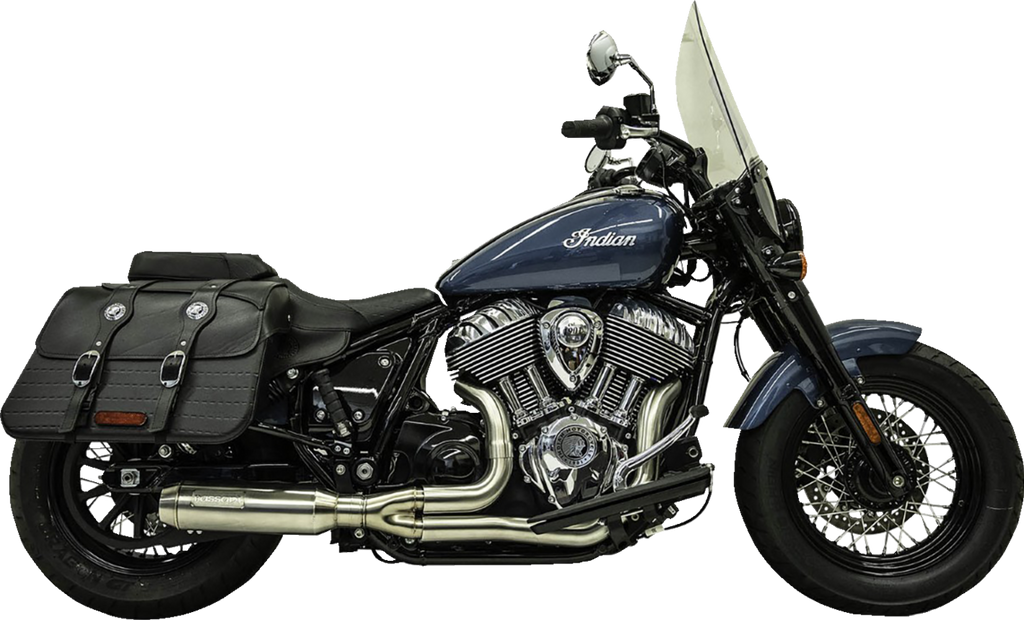 BASSANI XHAUST 2-into-1 Exhaust System - Stainless Steel 8H12SS - Team Dream Rides