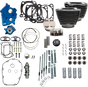 S&S CYCLE 132" Power Package Engine Performance Kit - Chain Drive - Water Cooled - Highlighted Fins - M8 310-1235 - Team Dream Rides