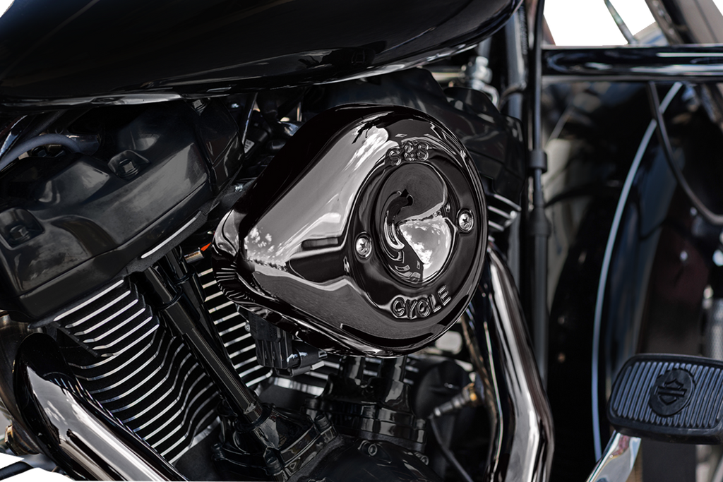 S&S CYCLE Stealth Teardrop Air Cleaner - M8 - Lava Chrome 170-0781 - Team Dream Rides