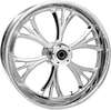 RC COMPONENTS Rear Wheel - Majestic - 17" x 6.25" - With ABS - 09+ FLT One-Piece Forged Aluminum Wheel — Majestic - Team Dream Rides