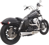 BASSANI XHAUST Road Rage 3 Exhaust - Stainless - '91-'17 Dyna Road Rage Type III 2:1 Exhaust System - Team Dream Rides