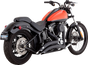 VANCE & HINES 2-into-2 Big Radius Exhaust System - Matte Black 46079 - Team Dream Rides