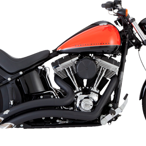 VANCE & HINES 2-into-2 Big Radius Exhaust System - Matte Black 46079 - Team Dream Rides