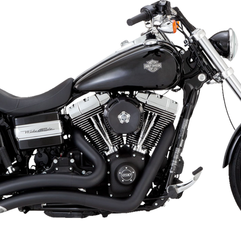 VANCE & HINES 2-into-2 Big Radius Exhaust System - Matte Black 46081 - Team Dream Rides