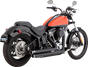 VANCE & HINES Big Shots Staggered Exhaust System - Matte Black 47959 - Team Dream Rides