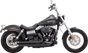 VANCE & HINES Big Shots Staggered Exhaust System - Matte Black 47958 - Team Dream Rides