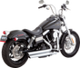 VANCE & HINES Big Shots Staggered Exhaust System - Chrome 17958 - Team Dream Rides