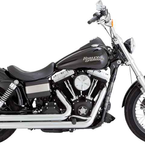 VANCE & HINES Big Shots Staggered Exhaust System - Chrome 17958 - Team Dream Rides