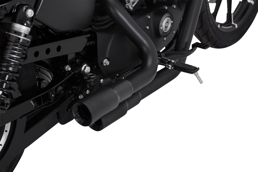 VANCE & HINES Mini Grenades Exhaust System - Matte Black 46884 - Team Dream Rides