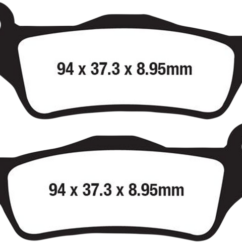 EBC Organic Brake Pads - FA643 Organic Harley/Buell Brake Pads - Team Dream Rides