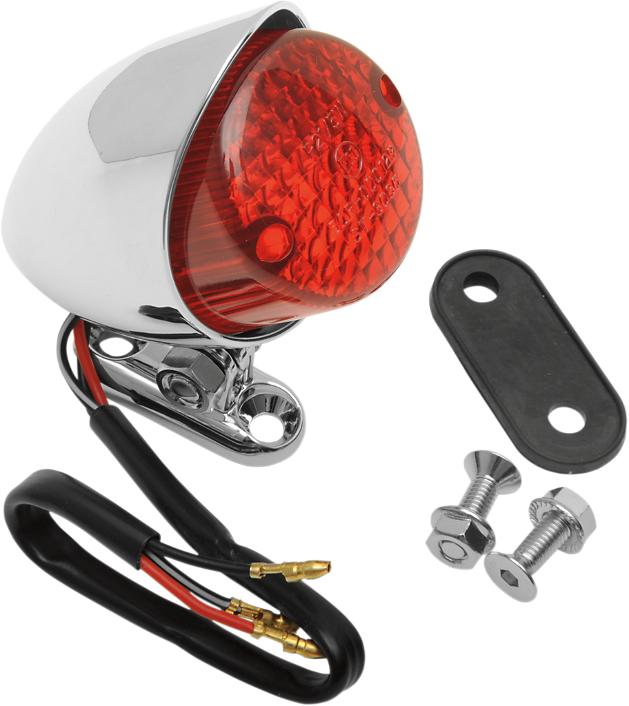 DRAG SPECIALTIES Bobber Taillight - Red Lens Universal Bobber Taillight - Team Dream Rides