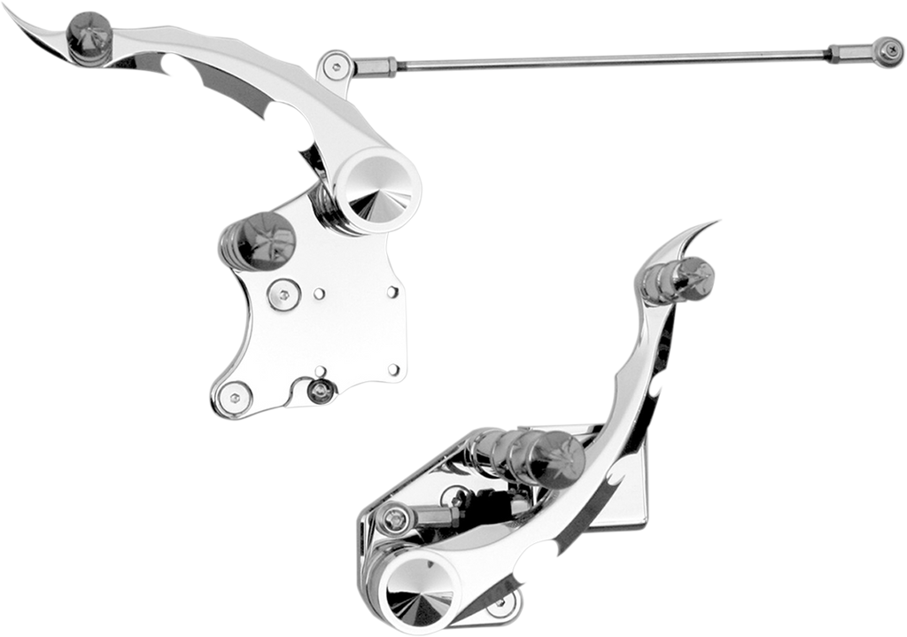 ACCUTRONIX Forward Control - Tribal - Chrome Forward Controls with Master Cylinder - Team Dream Rides