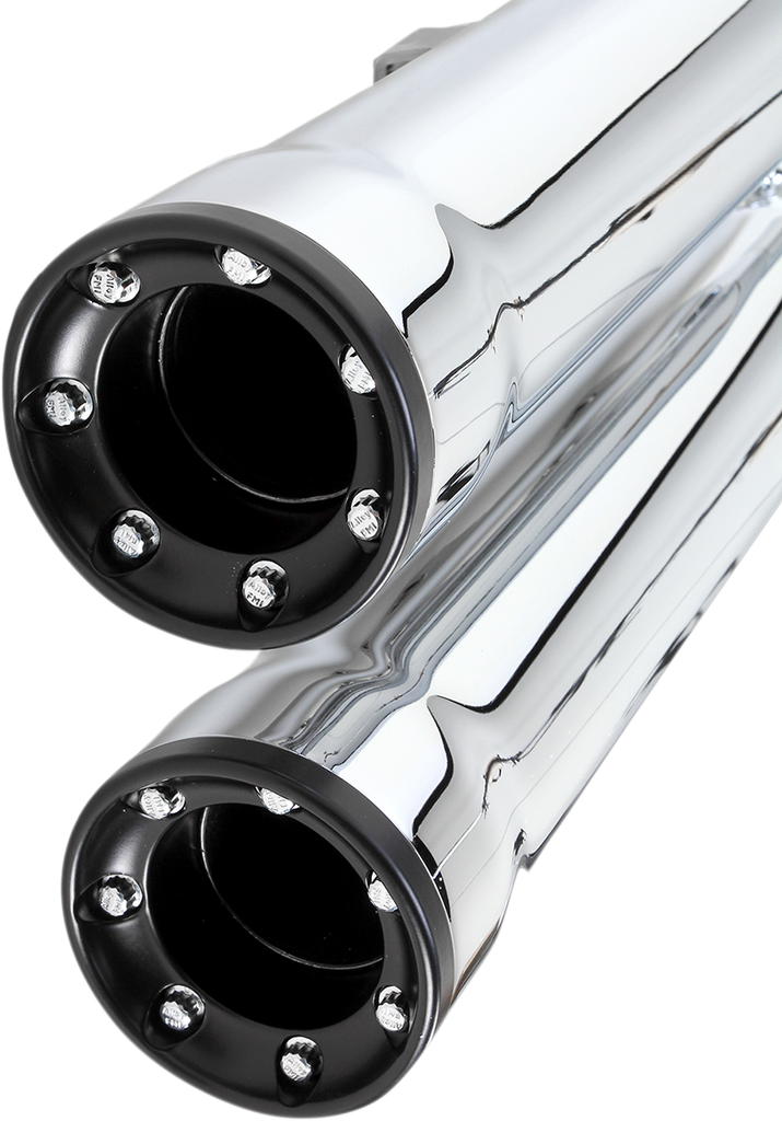 COBRA 3" RPT Mufflers for '07-'13 XL - Chrome RPT 3" Slip-On Mufflers - Team Dream Rides