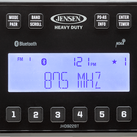 JENSEN Bluetooth Stereo JHD922BT - Team Dream Rides