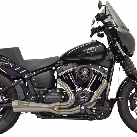 BASSANI XHAUST 2-into-1 Ripper Short Exhaust System - Stainless Steel - 49-State 1S73SSE - Team Dream Rides