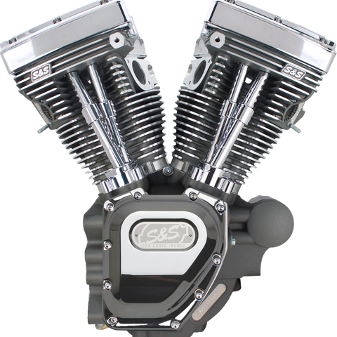 S&S CYCLE T124 Long Block Engine- Stone Gray - Touring 310-0511A - Team Dream Rides