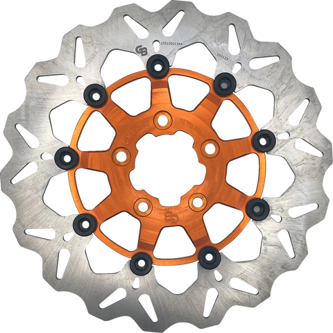 GALFER GBrake Rotor - Front - Orange DF680CW-O - Team Dream Rides