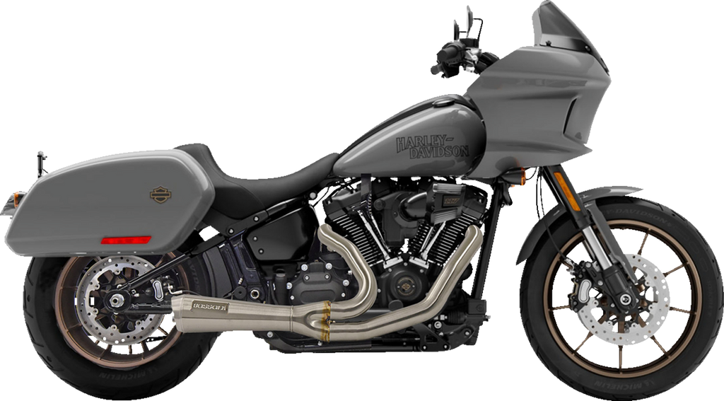 BASSANI XHAUST 2-into-1 Ripper Short Exhaust System - Stainless Steel 1S74SSE - Team Dream Rides