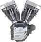 S&S CYCLE T124 Long Block Engine - Stone Gray - Touring 310-0512A - Team Dream Rides