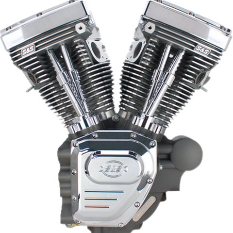 S&S CYCLE T124 Long Block Engine - Stone Gray - Touring 310-0512A - Team Dream Rides