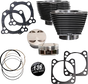 S&S CYCLE 136 " Big Bore Cylinder Kit -Black Granite/ Highlighted Fins - M8 910-0850 - Team Dream Rides